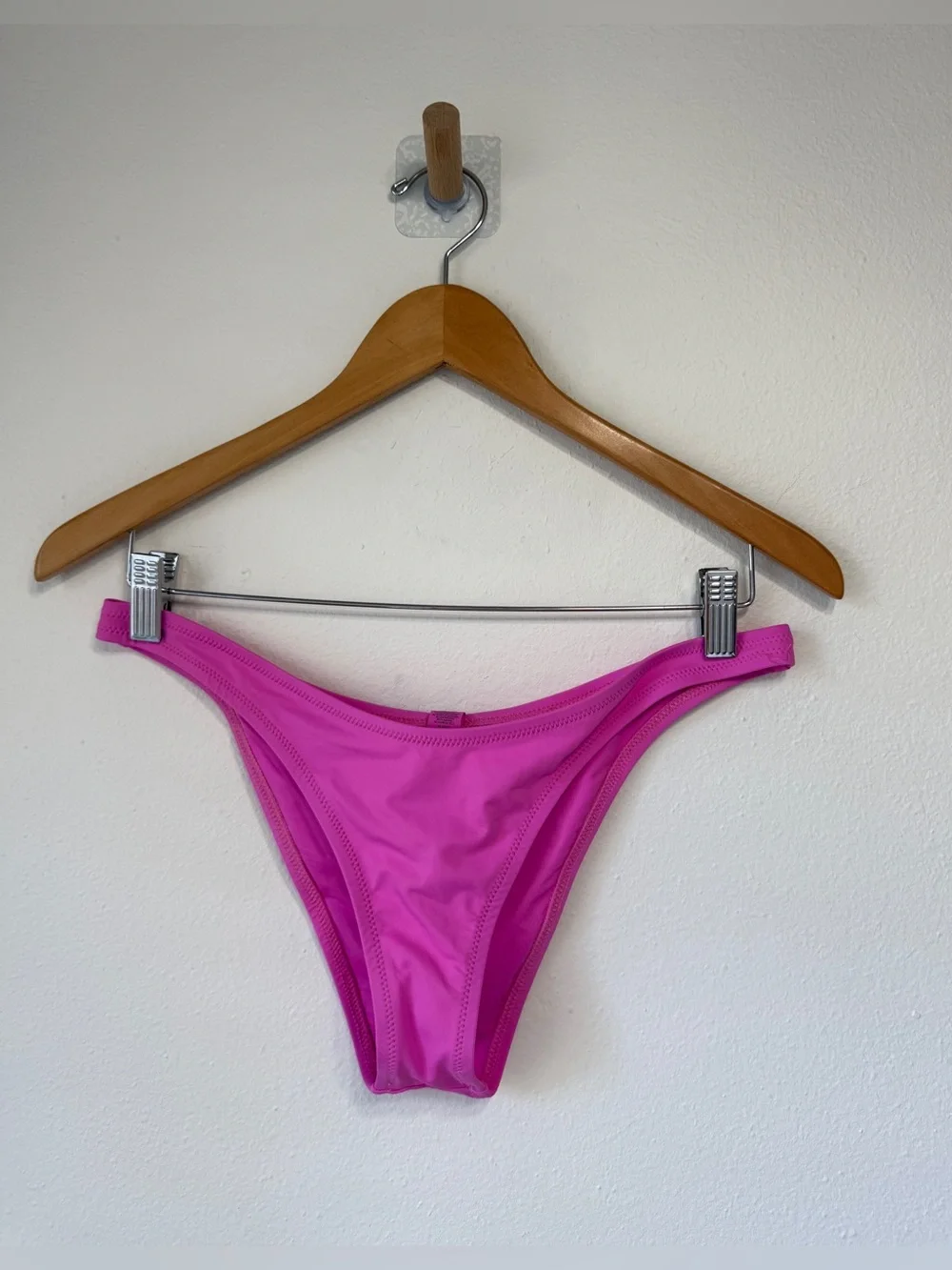 SKIMS Swim Neon Orchid Corset Bikini Top L & Cheeky Tanga Bottom M NWT